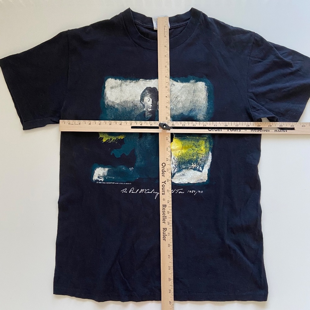 Vintage Paul McCartney T-Shirt Mens Large World Tour 1989 1990 80s Rock Music - Picture 8 of 10